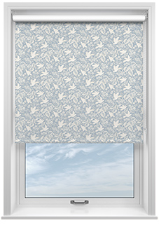 Hollies, Sky Blue - Roller Blind